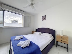 1 bedroom, iron/ironing board