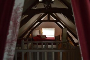 1 bedroom, iron/ironing board, travel crib, WiFi