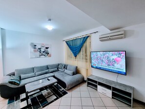 Smart TV, books, stereo - RING TM - spacious,  big terrace, safe underground parking (Timișoara)