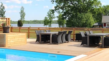 Una piscina riscaldata