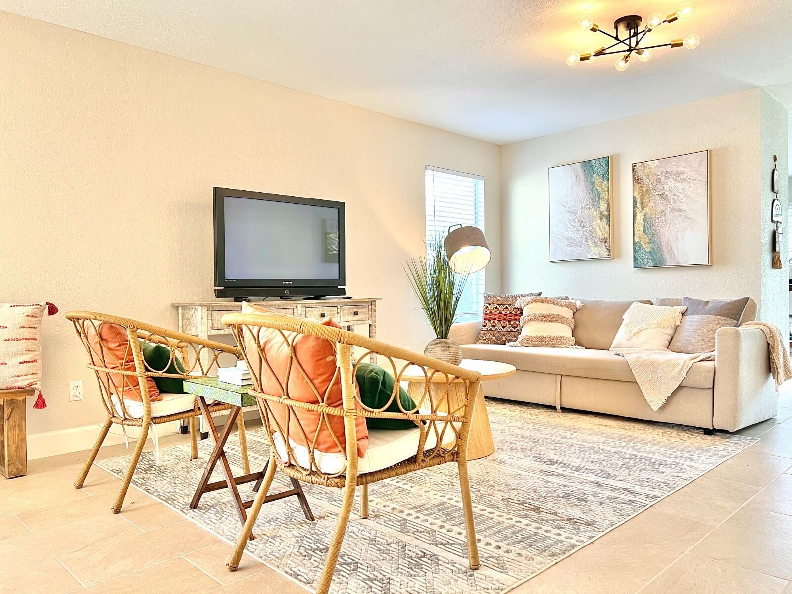 Smart TV, books, music library