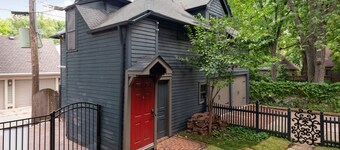 Enjoy the cutest carriage house in the whole Twin Cities. Have your own little home nestled in the Historic District; it has everything you need.