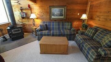 Télévision, cheminée