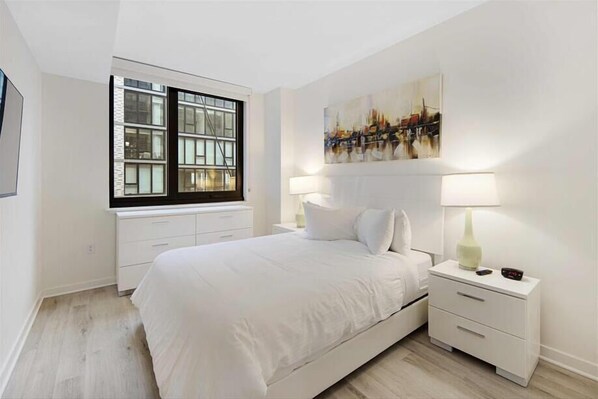 2 bedrooms, desk, iron/ironing board, free WiFi