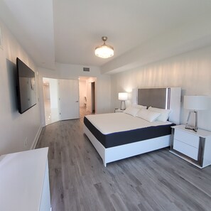 4 bedrooms, iron/ironing board, travel cot, WiFi