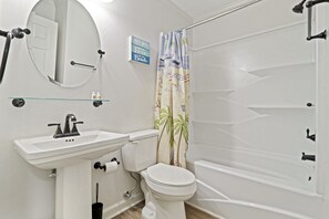 Hair dryer, towels