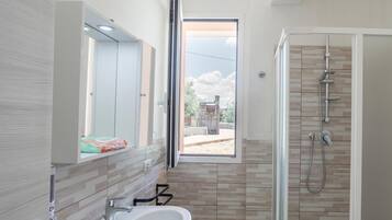 Shower, hair dryer