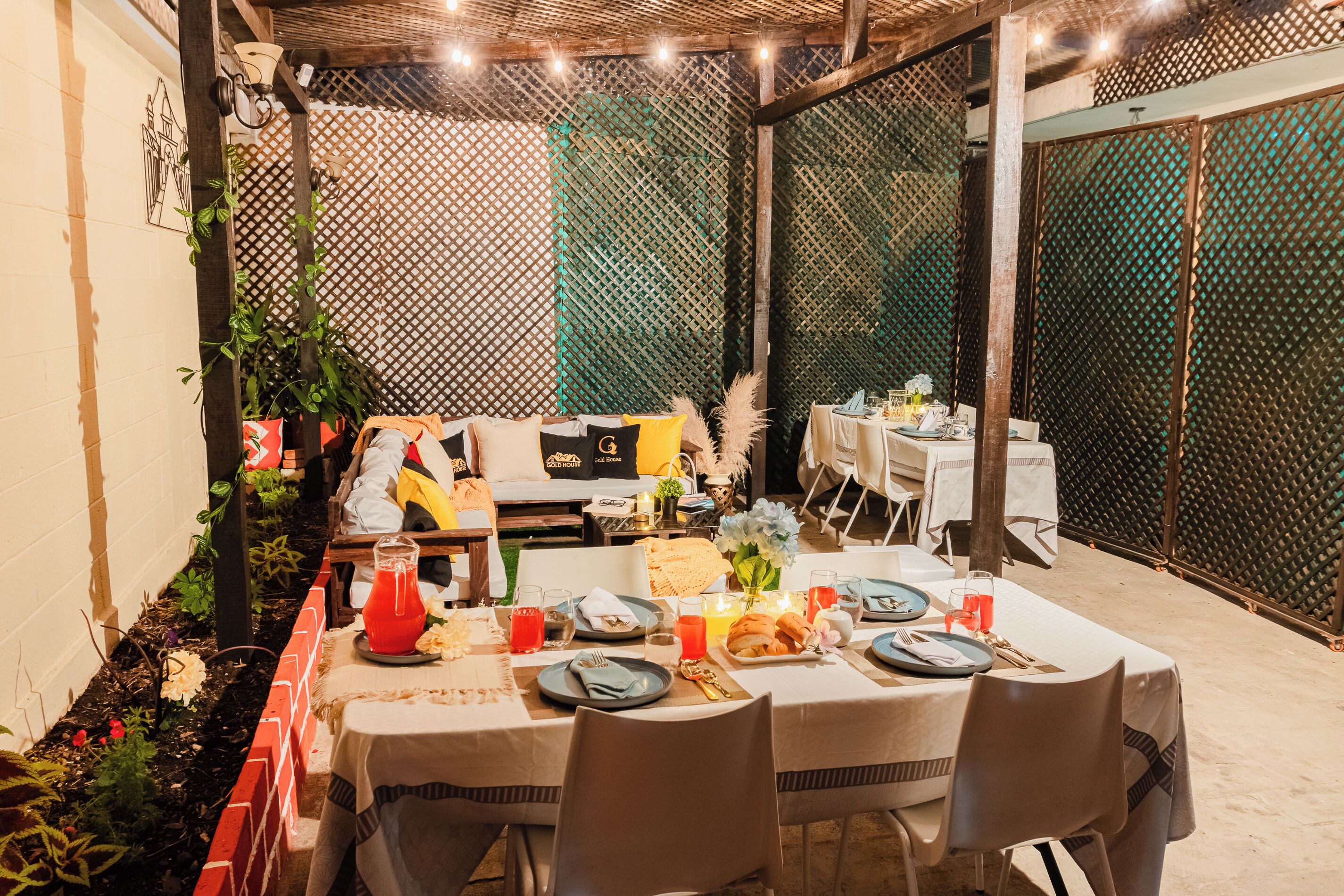 35-inch flat-screen TV with cable channels