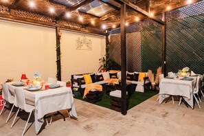 35-inch flat-screen TV with cable channels