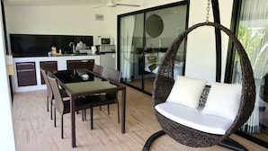 Family Villa | Living area | 43-inch Smart TV with cable channels, TV - Jasmine Village (Rawai)