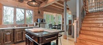 Enjoy cookouts on the deck and peaceful valley views! - Elemental Bliss