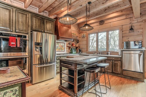 Enjoy cookouts on the deck and peaceful valley views! - Elemental Bliss