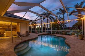 Una piscina climatizada