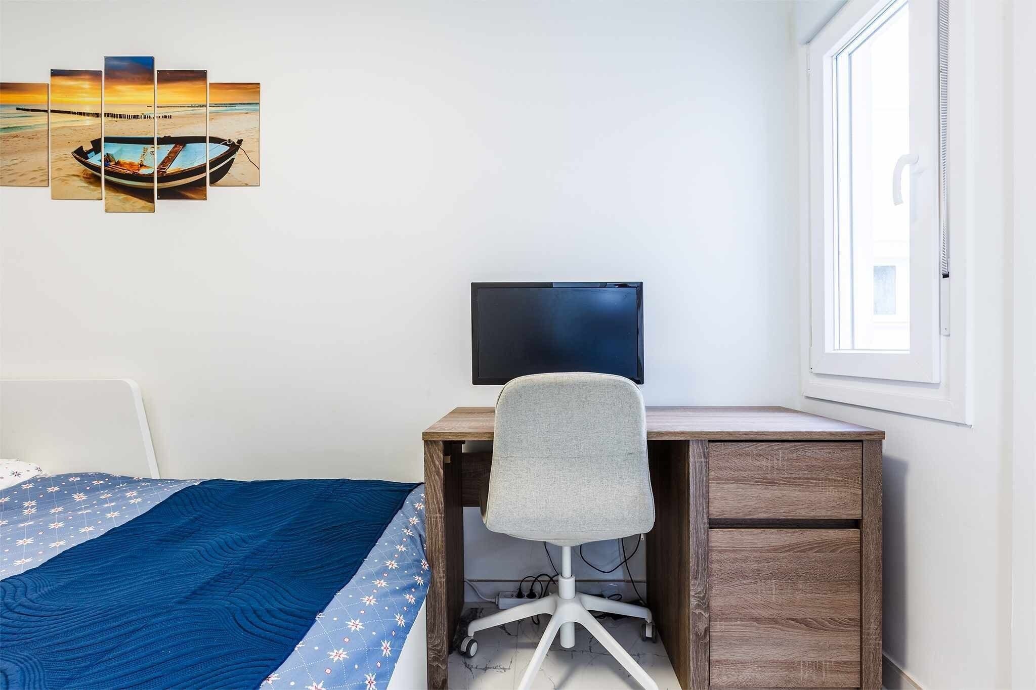 2 chambres, fer et planche à repasser, Wi-Fi gratuit