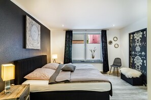 1 dormitorio, wifi gratis, ropa de cama y accesible en silla de ruedas