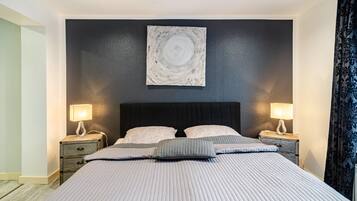 1 Schlafzimmer, kostenloses WLAN, Bettwäsche, Rollstuhlgeeignet