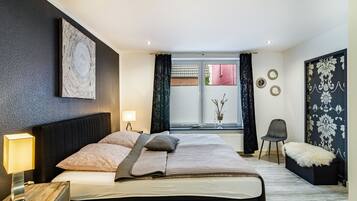 1 Schlafzimmer, kostenloses WLAN, Bettwäsche, Rollstuhlgeeignet