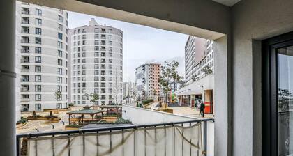 2 1 Modern Flat With Balcony in Tuzla
