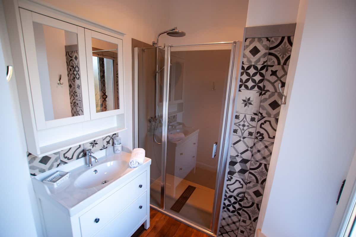 基本雙人房 | 浴室 | 淋浴設備、風筒、拖鞋、提供毛巾