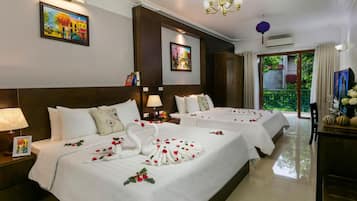 Luxury Quadruple Room, Balcony, City View | City view