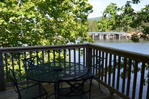 Cottage, 2 Bedrooms | Property grounds - Lake view two bedroom, two bath log-sided, luxury Harbor North loft cottage with hot tub overlooking Lake Ouachita. by RedAwning (Mount Ida)