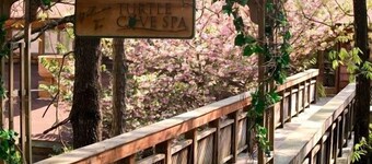 Lake view two bedroom, two bath Harbor North luxuryloft cottage with private hot tub overlooking Lake Ouachita. by RedAwning