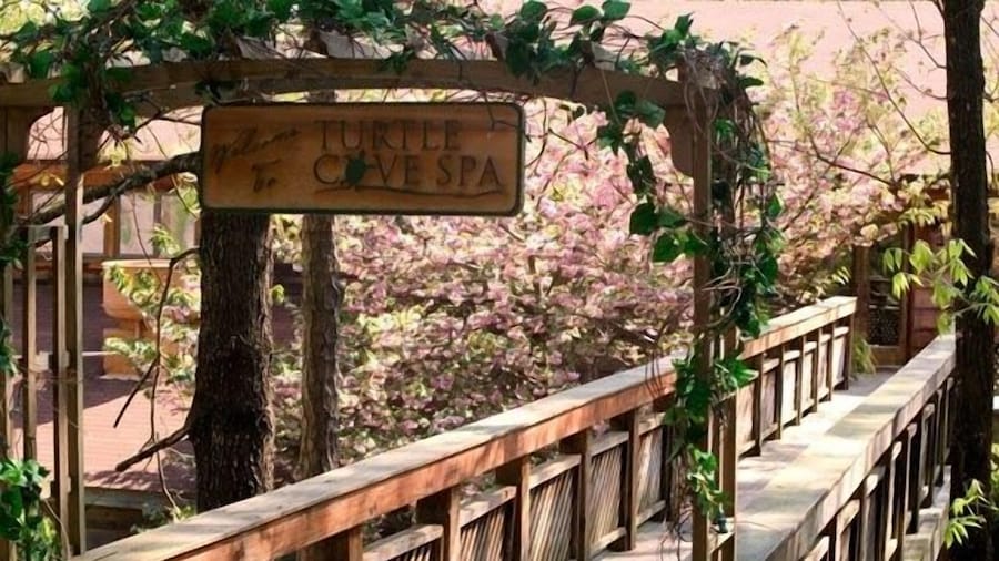 Forest View two bedroom, two bath Harbor North luxury loft cottage with private hot tub o Lake on Ouachita. by RedAwning