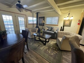 Cottage, 2 Bedrooms | Living area - Mountain Harbor Lodge cottage on Lake Ouachita by RedAwning (Mount Ida)