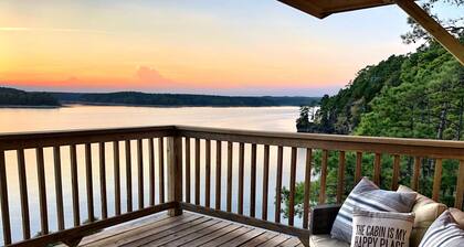Magnificent Four Bedroom, Two 1/2 Bath luxury, log-sided Harbor North cottage with incredible views of Lake Ouachita. by RedAwning