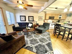 Cottage, 2 Bedrooms | Living area - Mountain Harbor Lodge cottage on Lake Ouachita by RedAwning (Mount Ida)