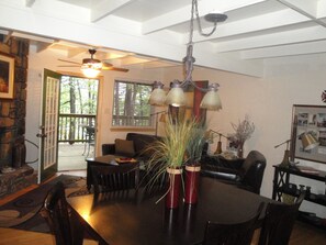 Dining - Mountain Harbor Forest View Lodge cottage by RedAwning (Mount Ida)