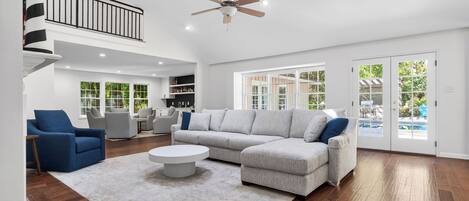 TV connectée, cheminée