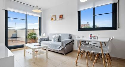 Ferienwohnung "Ferran" mit privater Terrasse, Balkon und WLAN