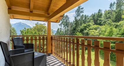 Chalet 'Baita Bocheto' avec balcon et terrasse