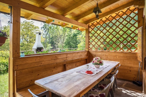 Chalet 'Baita Bocheto' mit Balkon & Terrasse