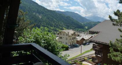 Studio lumineux "La Tournette" avec vue sur montagne et balcon