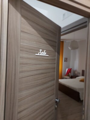 Appartement Romantique, 1 chambre, balcon, vue mer