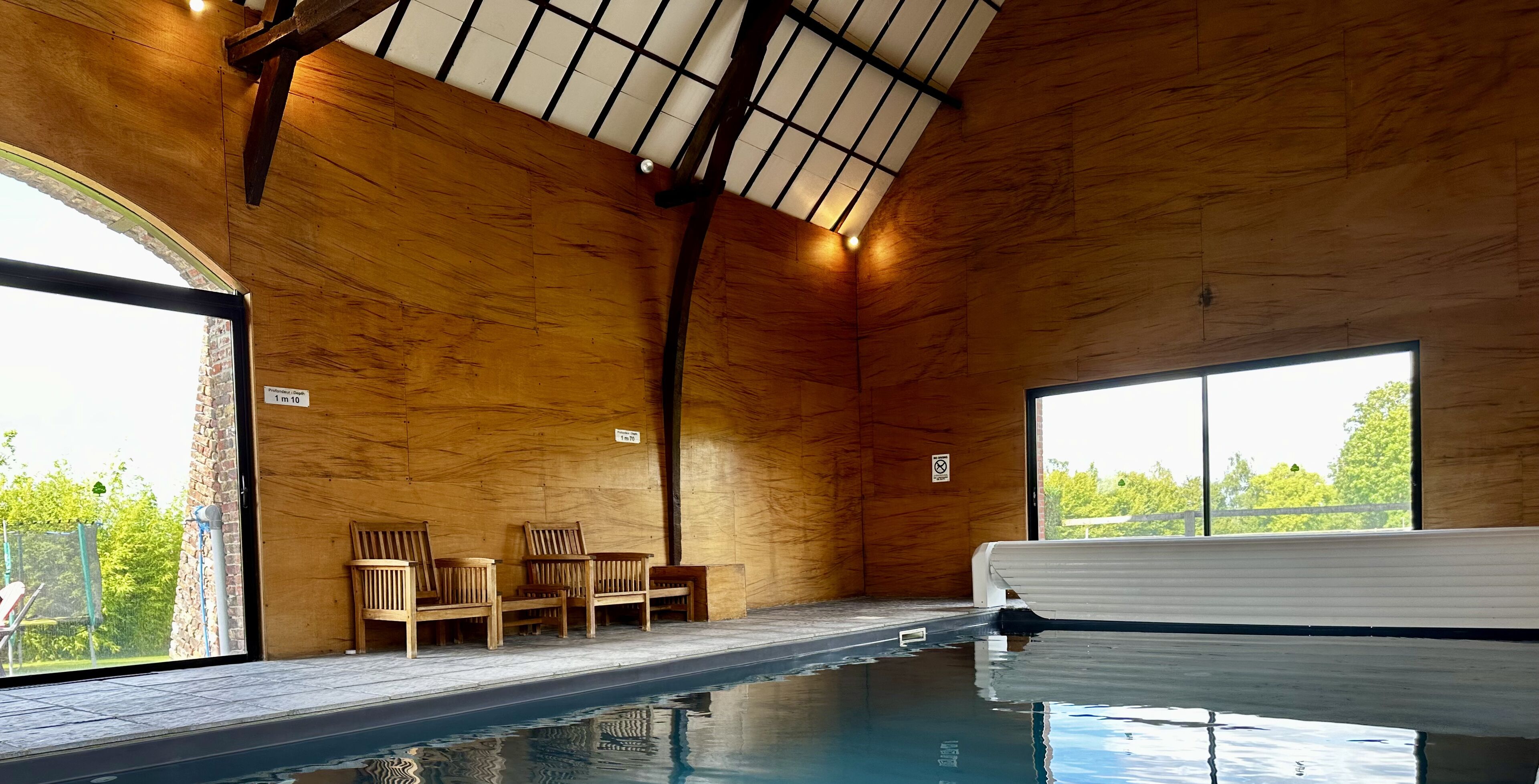Piscine couverte, piscine chauffée
