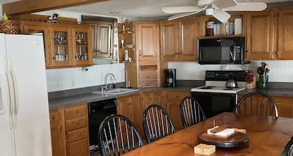 Lakefront home on the western shore of Thompson Lake