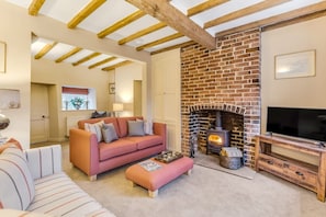 TV, fireplace, offices