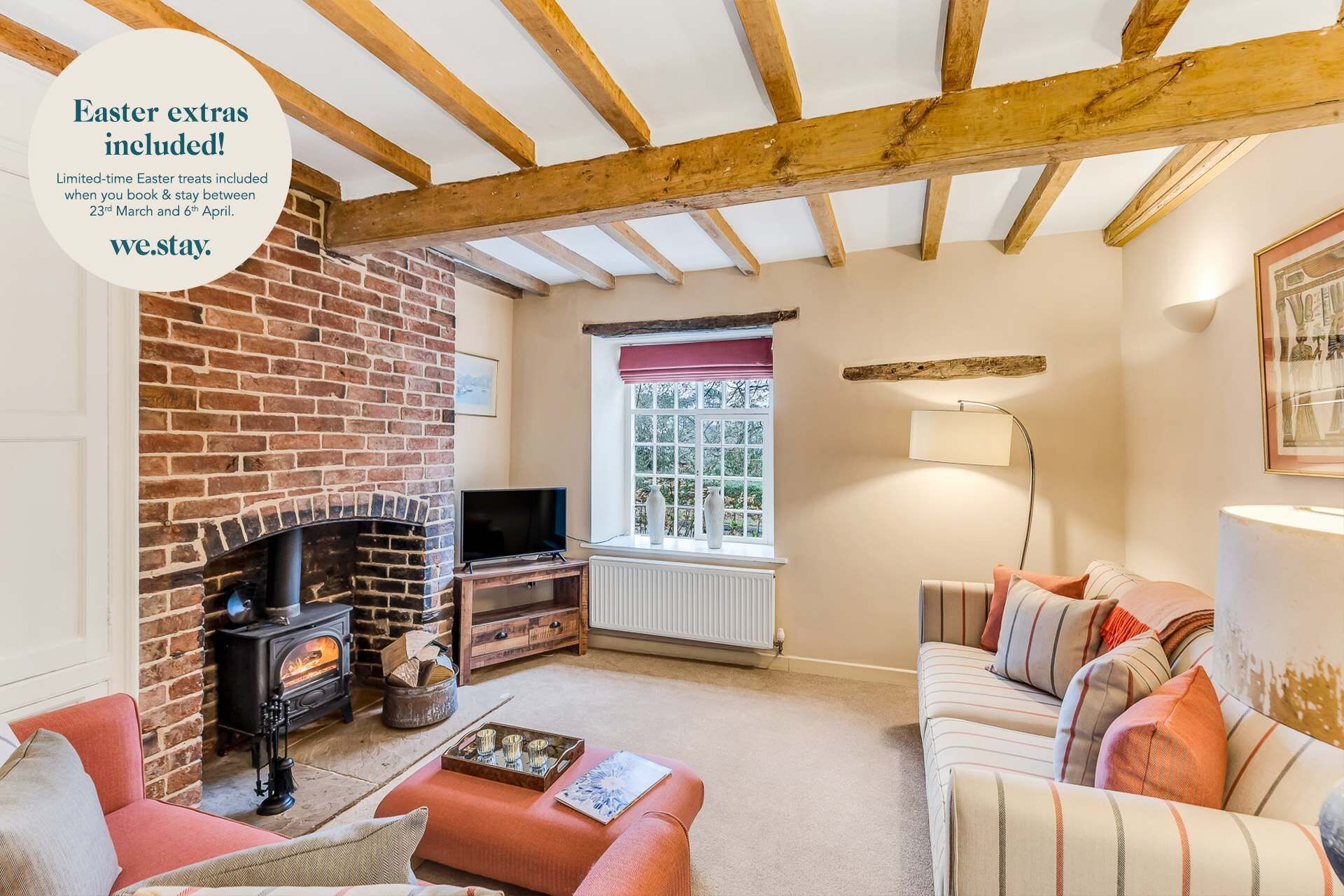 Fernseher, Kamin, Arbeitsbereiche