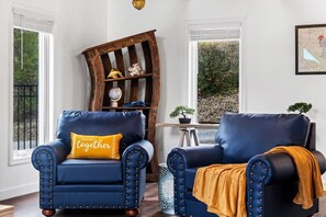 Smart TV, fireplace, video games, Netflix