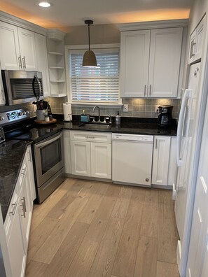 Fridge, microwave, oven, stovetop - Sunset Seaker! (Soundfront Condo w/Pool) (Kill Devil Hills)