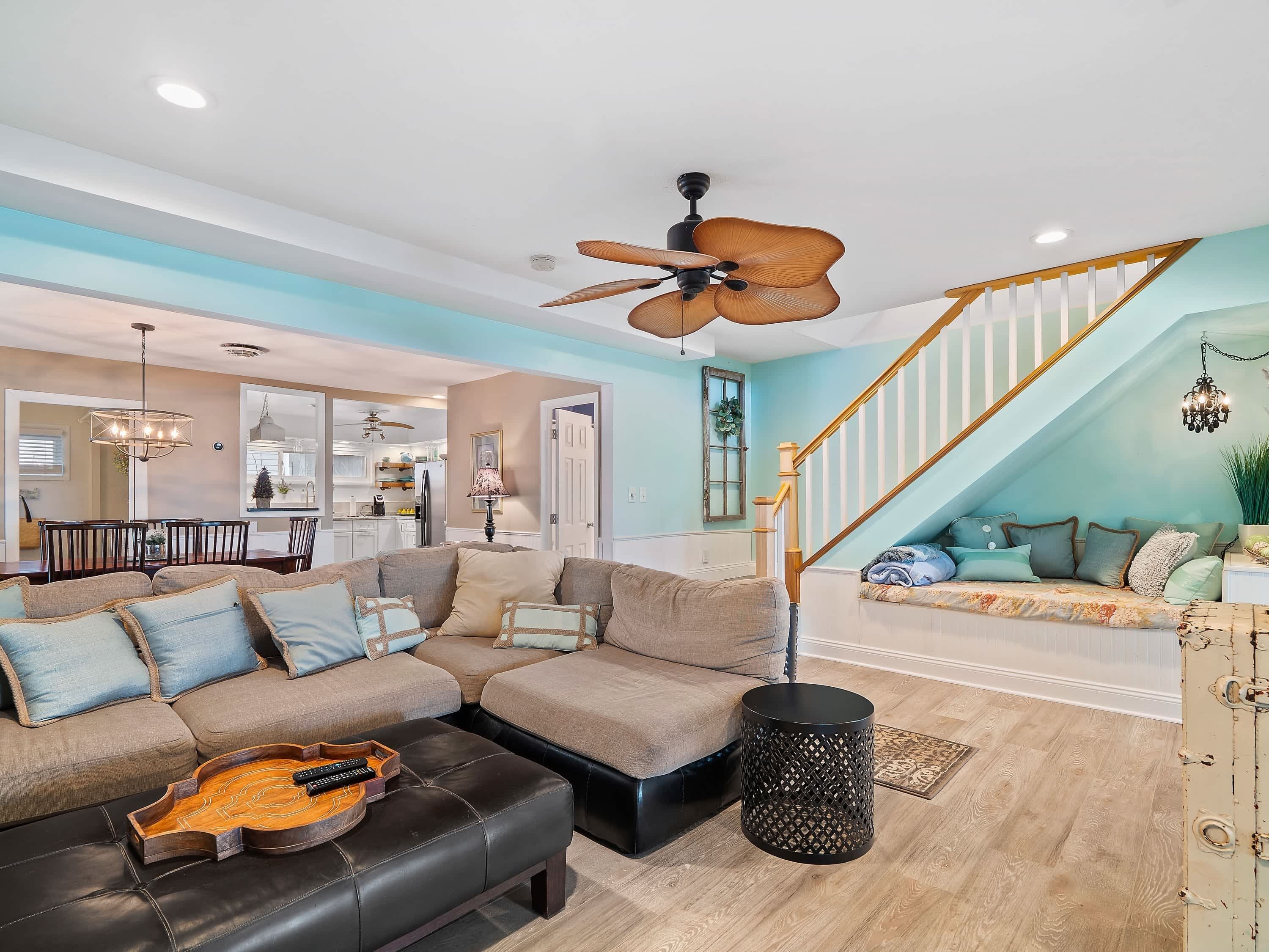 Fernseher, Kamin, Arbeitsbereiche