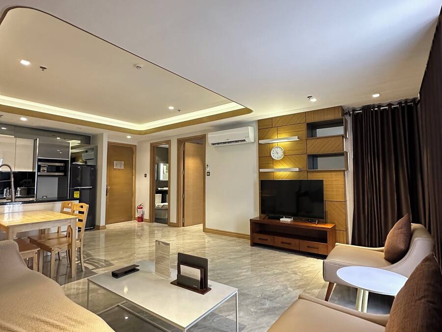 Suite – executive | Oppholdsområde | Flatskjerm-TV