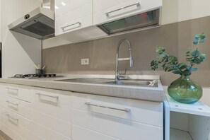 Kühlschrank, Ofen, Herdplatte, Geschirrspüler