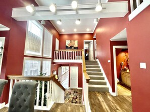 Interior - 80BPD,  Four bedroom, two 1/2 bath log-sided condo with lake view , garage by RedAwning (Mount Ida)