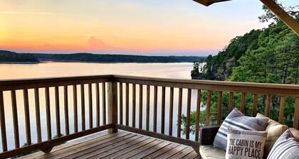 Magnificent Four Bedroom, Two 1/2 Bath luxury, log-sided Harbor North cottage with incredible views of Lake Ouachita. by RedAwning