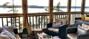 Magnificent Four Bedroom, Two 1/2 Bath luxury, log-sided Harbor North cottage with incredible views of Lake Ouachita. by RedAwning