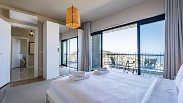 Deluxe-huvila | 3 makuuhuonetta, ylelliset vuodevaatteet, tallelokero huoneessa